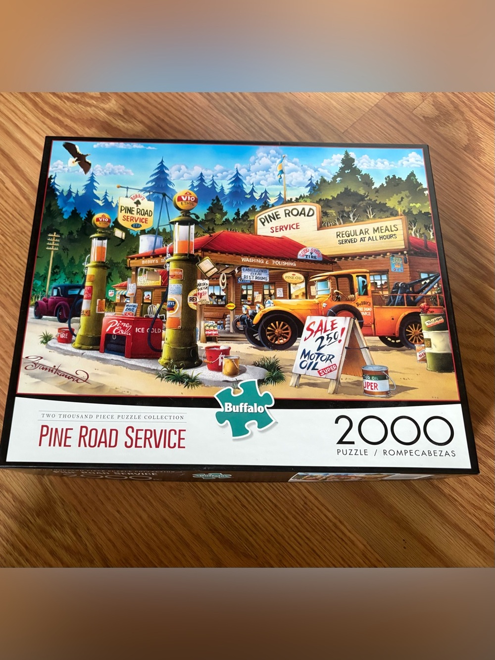Buffalo Vintage Gas Station Puzzle - 2000 Pieces